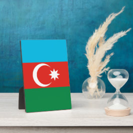 Placa Expositora Bandera de Azerbaiyán