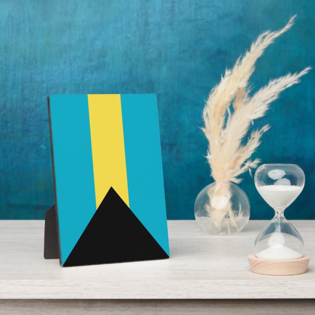 Placa Expositora Bandera de Bahamas (Lado)