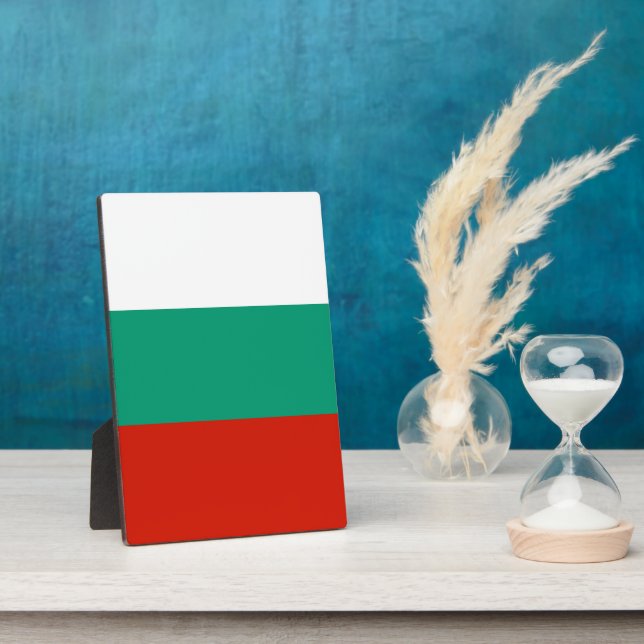 Placa Expositora Bandera de Bulgaria (Lado)