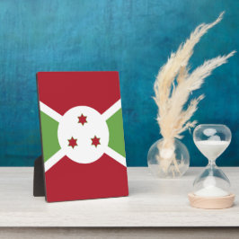 Placa Expositora Bandera de Burundi