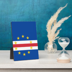 Placa Expositora Bandera de Cabo Verde