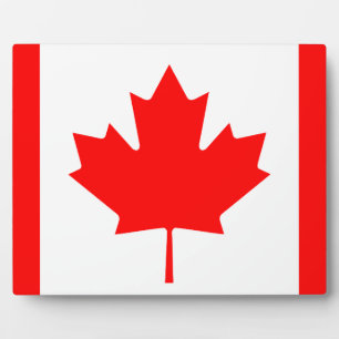 Placa Expositora Bandera de Canadá