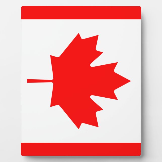 Placa Expositora Bandera de Canadá (Frente)