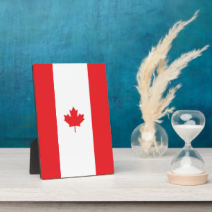 Placa Expositora Bandera de Canadá