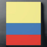 Placa Expositora Bandera de Colombia<br><div class="desc">apoyar a su país</div>