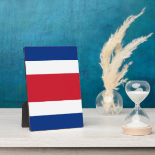 Placa Expositora Bandera de Costa Rica