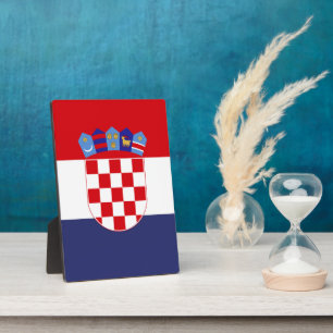 Placa Expositora Bandera de Croacia
