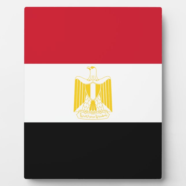 Placa Expositora Bandera de Egipto (Frente)