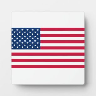 Placa Expositora Bandera de Estados Unidos - Estados Unidos de Amér