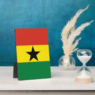 Placa Expositora Bandera de Ghana