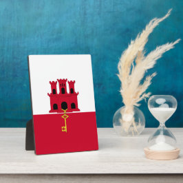 Placa Expositora Bandera de Gibraltar