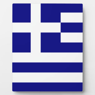 Placa Expositora Bandera de Grecia
