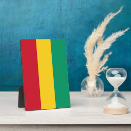 Placa Expositora Bandera de Guinea