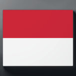 Placa Expositora Bandera de Indonesia<br><div class="desc">Bandera indonesia. Gran bandera de Indonesia</div>