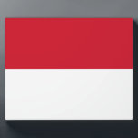 Placa Expositora Bandera de Indonesia<br><div class="desc">Bandera indonesia. Gran bandera de Indonesia</div>