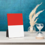 Placa Expositora Bandera de Indonesia<br><div class="desc">¡Un regalo ideal para todos los patriotas de su país!</div>