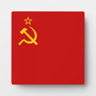 Placa Expositora Bandera de la Unión Soviética