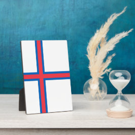 Placa Expositora Bandera de las Islas Feroe