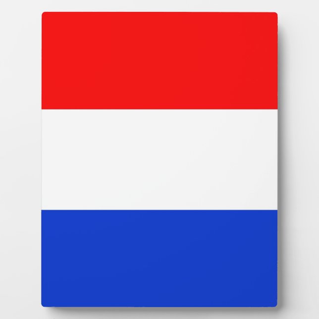Placa Expositora Bandera de los Países Bajos (Frente)