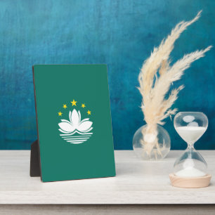 Placa Expositora Bandera de Macao