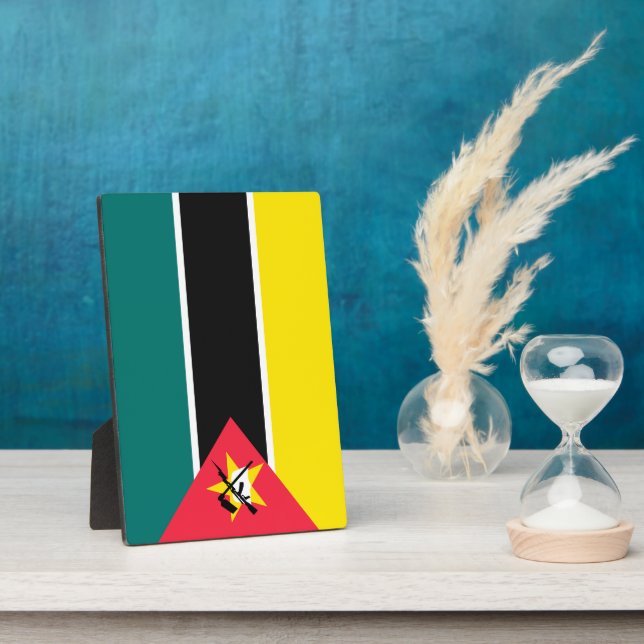Placa Expositora Bandera de Mozambique (Lado)