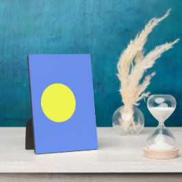 Placa Expositora Bandera de Palau