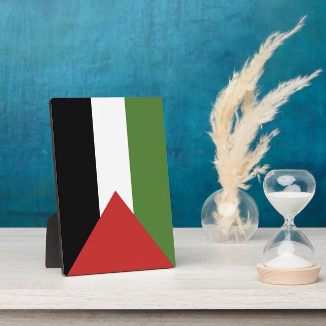 Placa Expositora Bandera de Palestina (Lado)