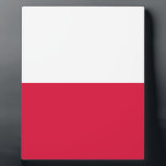 Placa Expositora Bandera de Polonia<br><div class="desc">Bandera de Polonia - Flaga Rzeczypospolitej Polskiej - Flaga Polski</div>