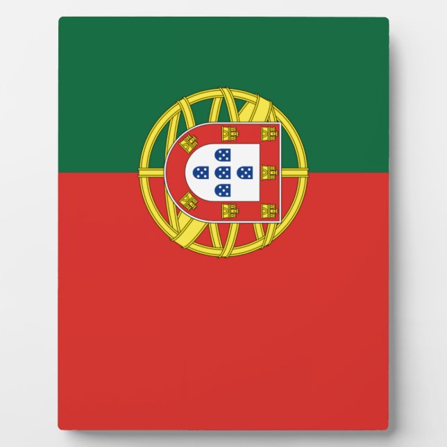 Placa Expositora bandera de portugal (Frente)