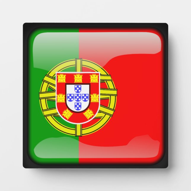 Placa Expositora bandera de portugal (Frente)