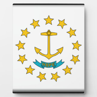 Placa Expositora Bandera de Rhode Island