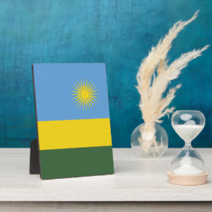 Placa Expositora Bandera de Ruanda