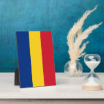 Placa Expositora Bandera de Rumania<br><div class="desc">¡Un regalo ideal para todos los patriotas de su país!</div>