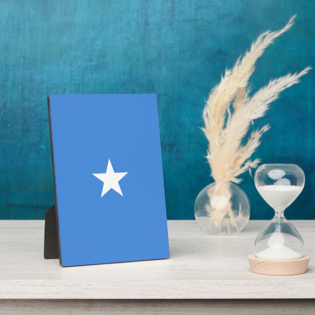 Placa Expositora Bandera de Somalia (Lado)