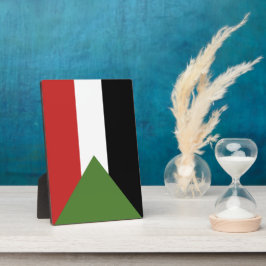 Placa Expositora Bandera de Sudán