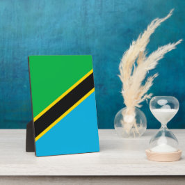 Placa Expositora Bandera de Tanzania
