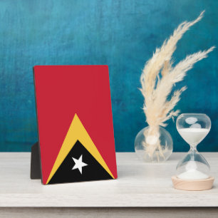 Placa Expositora Bandera de Timor Oriental