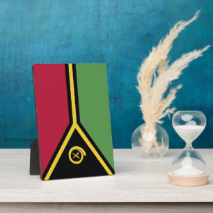 Placa Expositora Bandera de Vanuatu