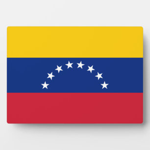 Placa Expositora Bandera de Venezuela