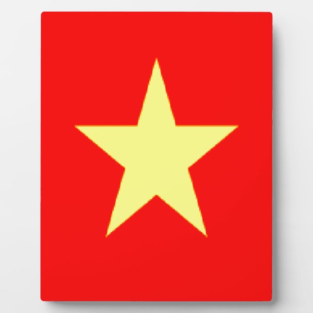 Placa Expositora bandera de vietnam (Frente)