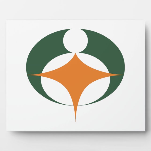 Placa Expositora Bandera del Koga, Shiga, Japón (Frente)