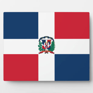 Placa Expositora Bandera dominicana