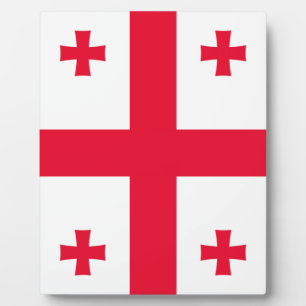 Placa Expositora Bandera georgiana
