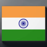 Placa Expositora Bandera india<br><div class="desc">Bandera india. Gran bandera de la India</div>