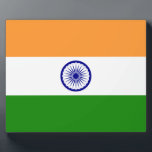 Placa Expositora Bandera india<br><div class="desc">Bandera india. Gran bandera de la India</div>