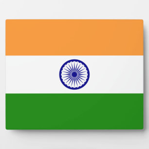 Placa Expositora Bandera india