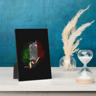 Placa Expositora bandera italiana