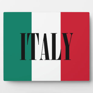 Placa Expositora Bandera italiana Italia Il Tricolore