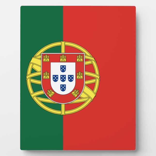 Placa Expositora Bandera portuguesa (Frente)
