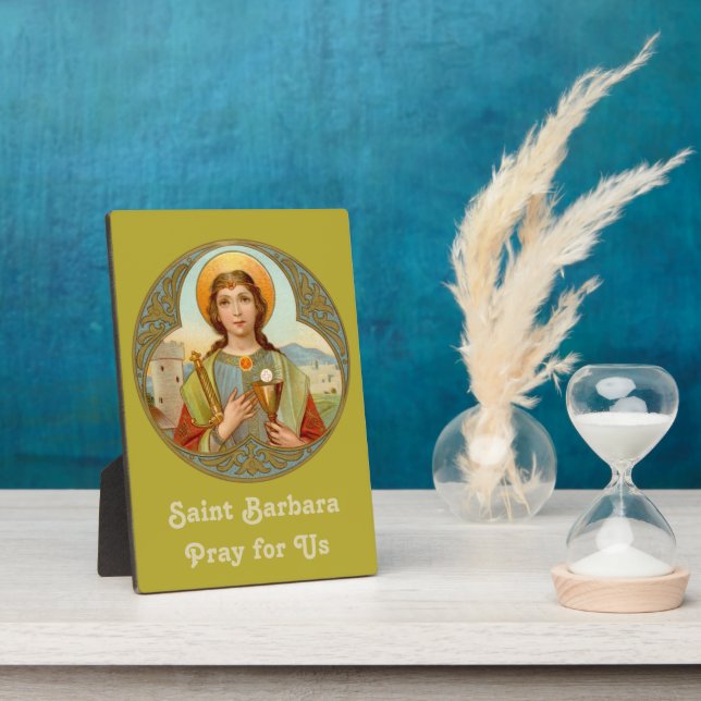 Placa Expositora Bárbara (BK 001) 5"x7" (Lado)